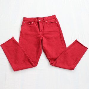 Levi's High-Rise Jeans in Red
